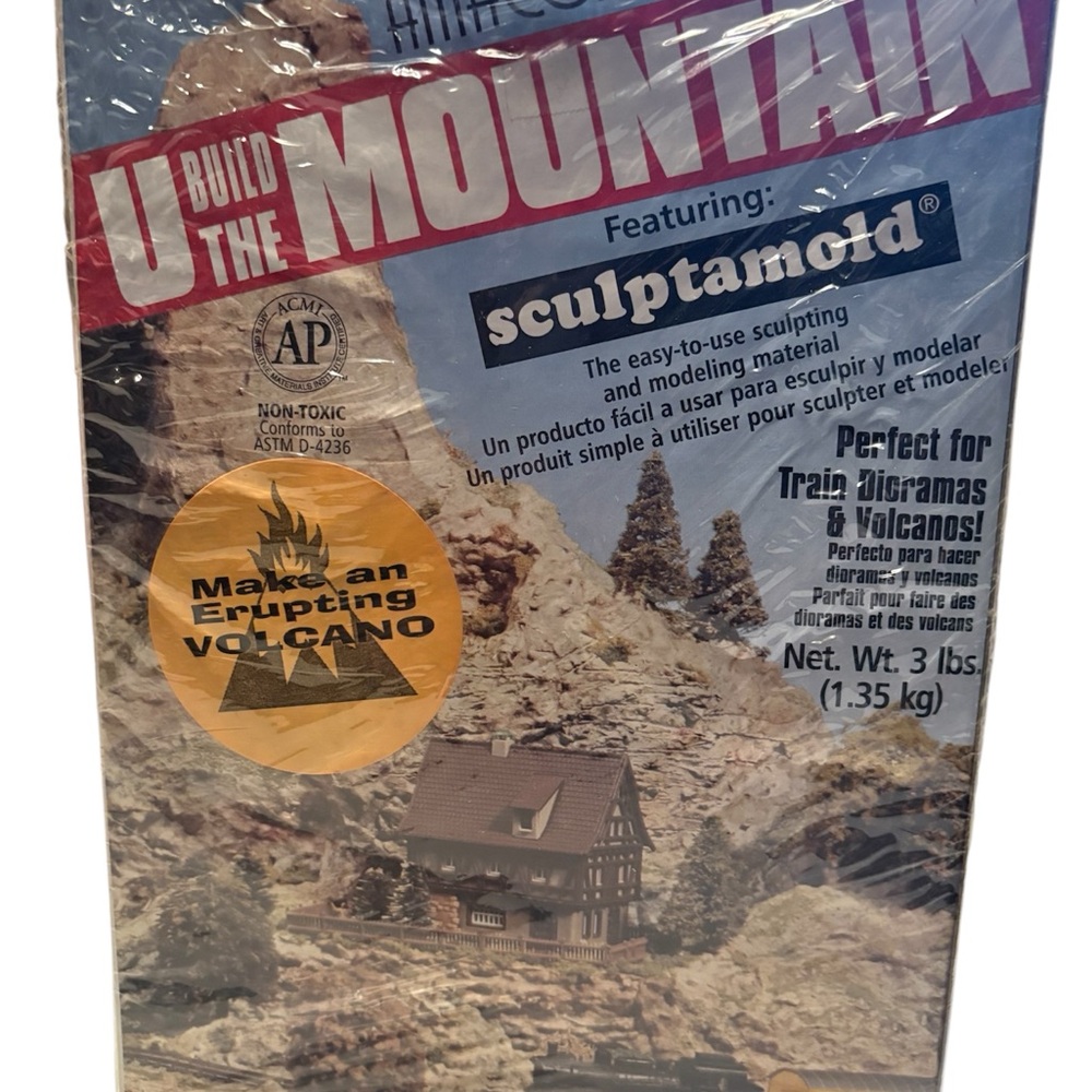 Amaco Sculptamold U Build the Mountain Volcano